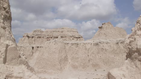 Moving-Through-Rock-Formation-Mountain-Bad-Lands-National-Park-Landscape