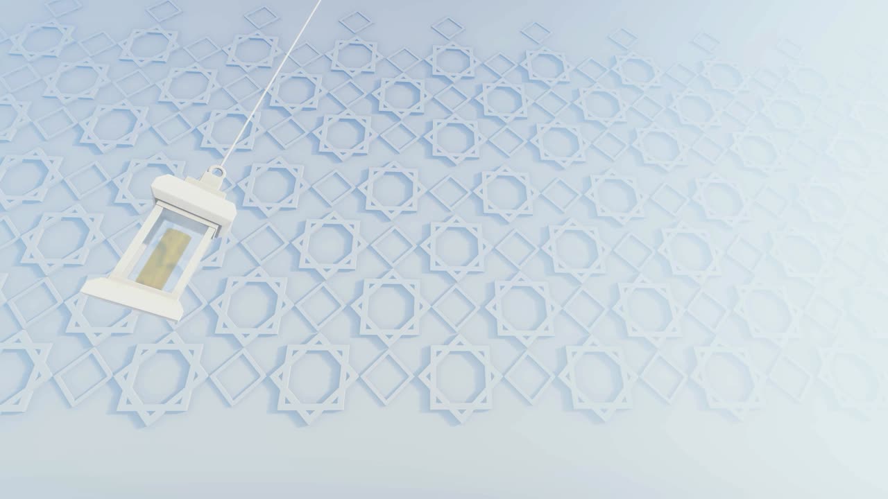 이슬람 아랍 랜턴 - 라마단 카림