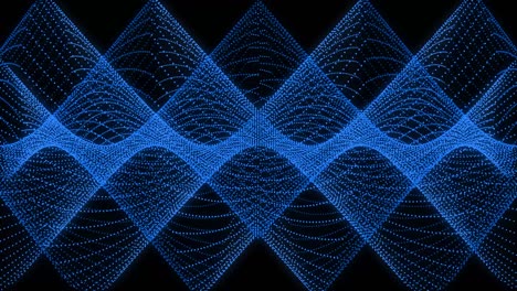 patrón de forma de punto de color azul animación gráficos de movimiento
