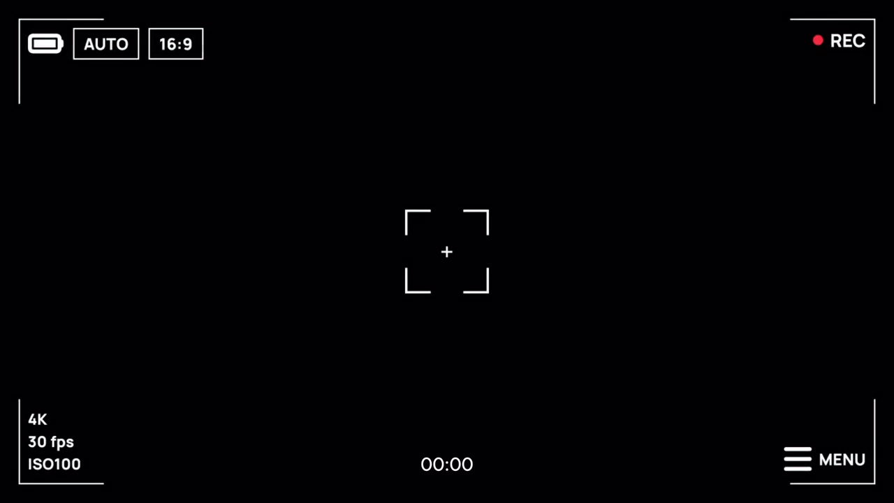 DSLR Camera Recording Overlay