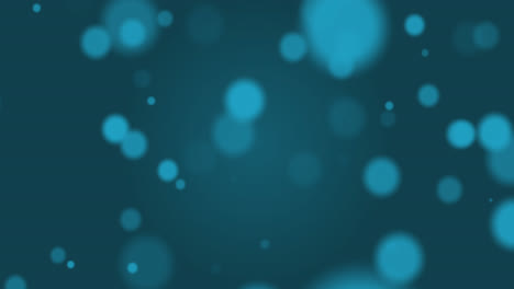 animación de manchas de luz brillantes azules que se mueven en movimiento hipnótico sobre un fondo azul