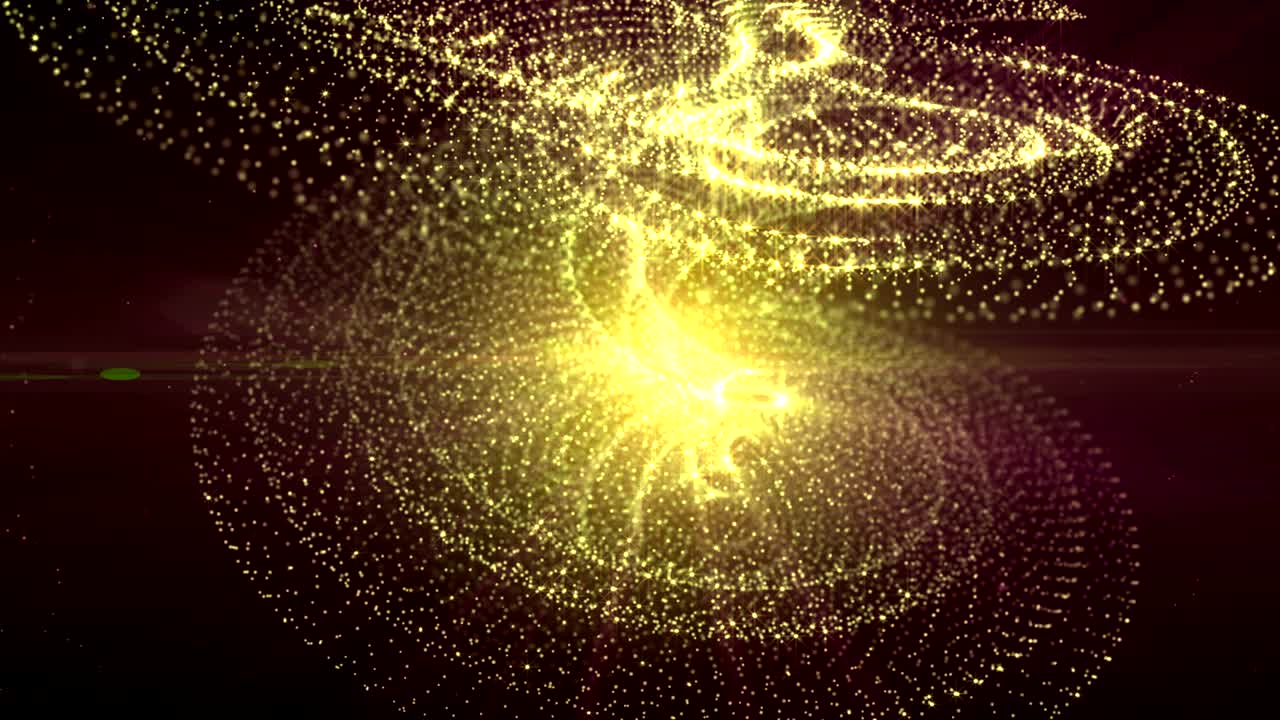 금의 추상적인 모션 색상 배경, 입자처럼 반이는 빛, 원활한. 당신의 디자인을 위해.