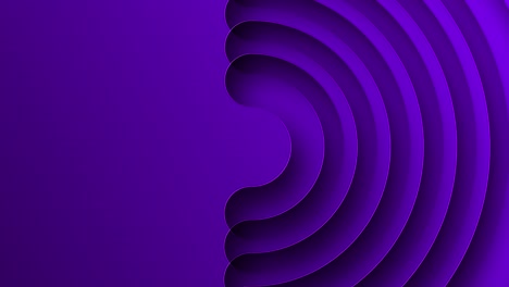 animación abstracta de líneas circulares
