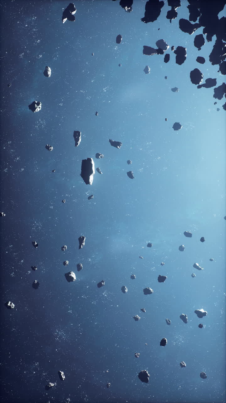 우주에서의 소행성 필드