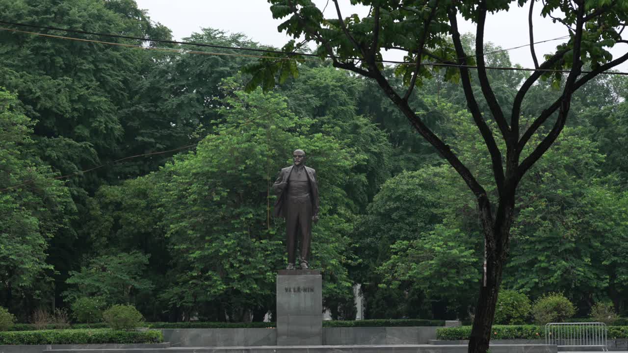Lenin Park statue in Hanoi Vietnam communism historical landmark Soviet Union communist leader