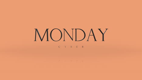 Elegance-Cyber-Monday-text-on-orange-gradient