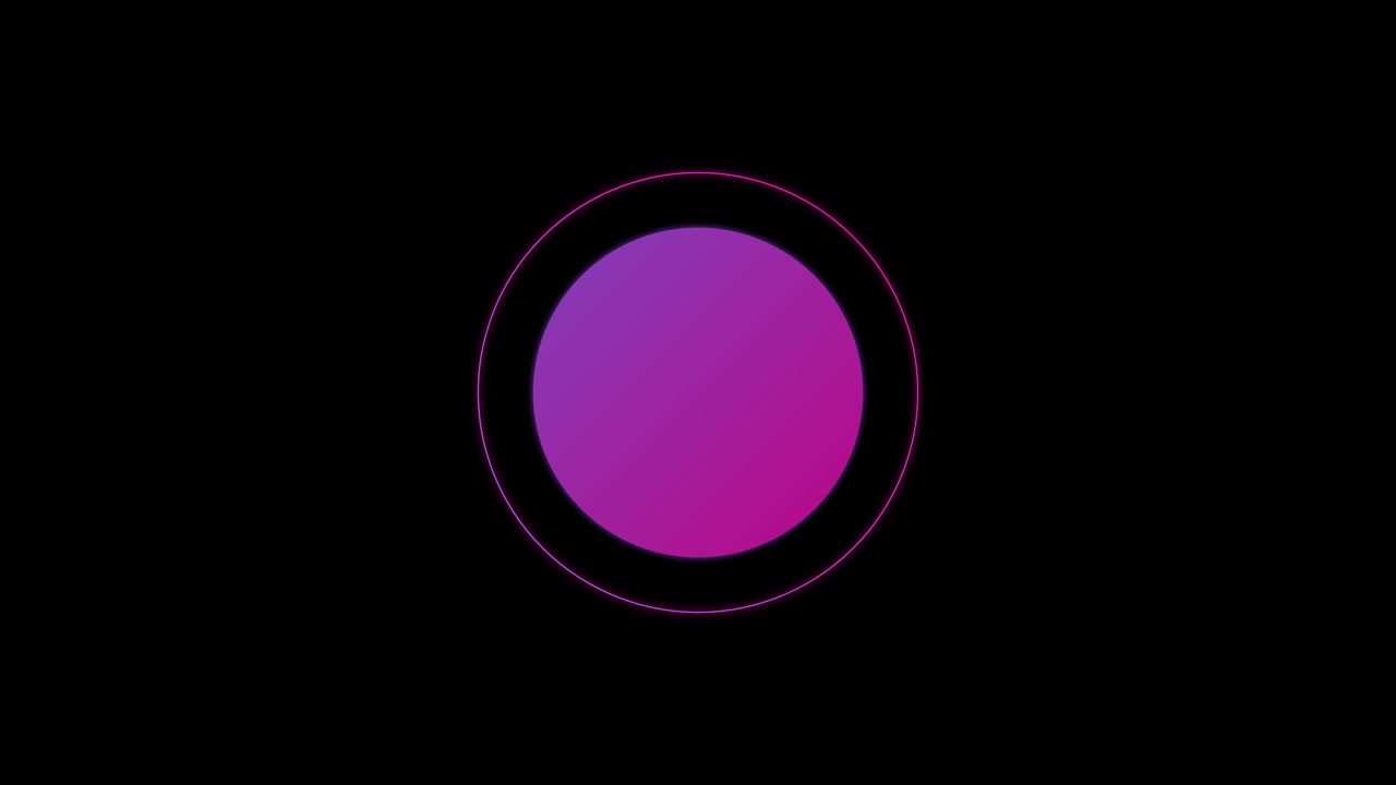 Animated Circular Loading Progress Bar with Gradient