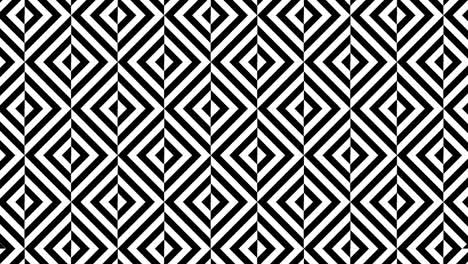 pattern of striped tiles in a monochrome color scheme. seamless loop motion graphic animated mosaic in a flat style