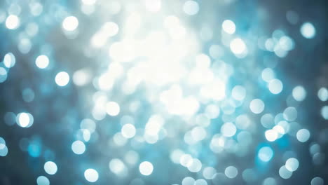 abstract blue and white bokeh lights background