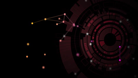 animation of digital data processing over scope scanning