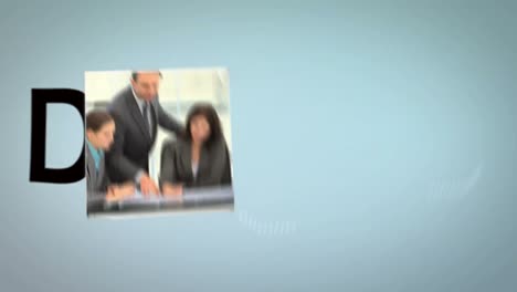 animación en 3d de situaciones empresariales