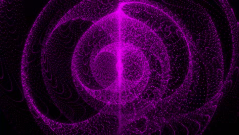 patrón de forma de punto de color rosa animación gráficos de movimiento