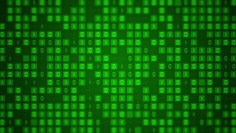 código de datos digitales futuristas 3d pantalla de ondas de color verde fondo abstracto