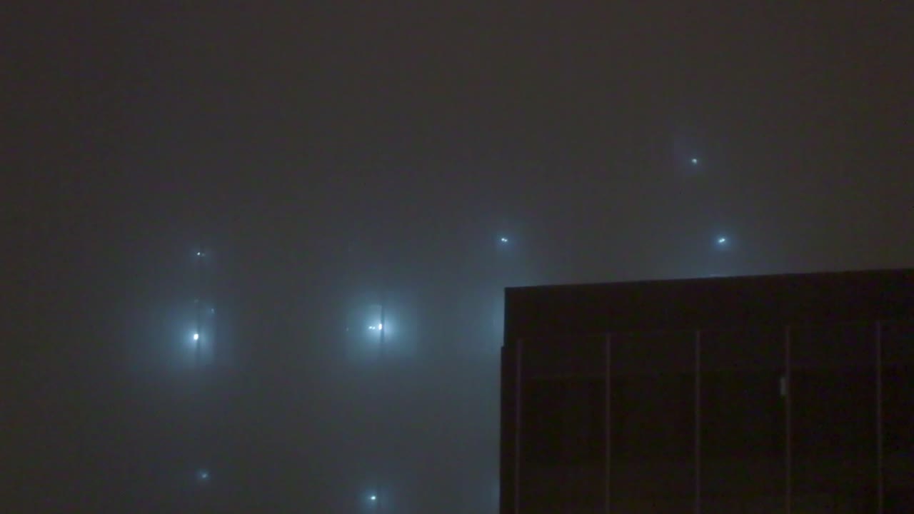 noche en manhattan invierno, nieve