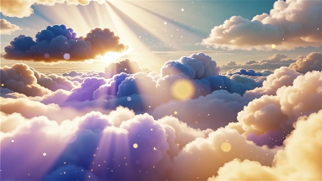 Sfondo di Adorazione Cristiana con Luce Celeste