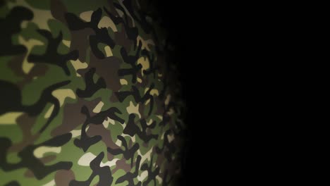 fondo de patrón de camuflaje verde. concepto de uniforme militar. línea abstracta y textura de onda. animación de bucle.