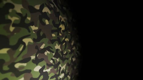 green camouflage pattern background. military uniform concept. abstract line and wave texture. loop animation.