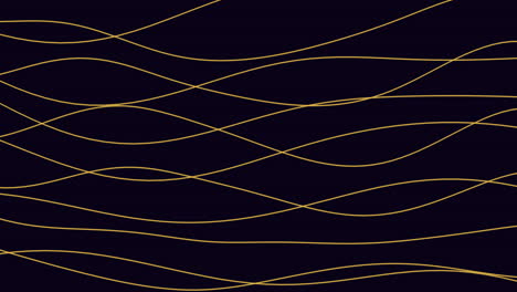 golden curves seamless fluidity in black