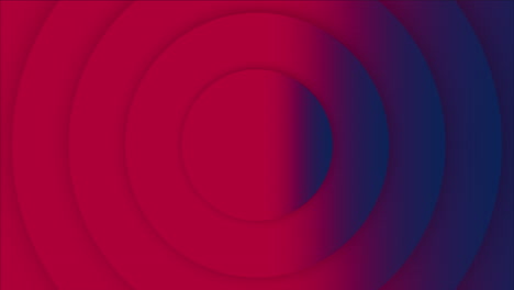 círculos de vértigo de gradiente azul profundo y rojo