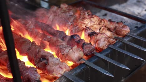 grilled meat skewers