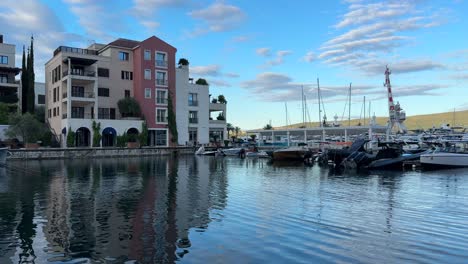 tivat coastal port town city harbour montenegro balkans country bay of kotor boka luxury yachts shopping