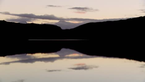 Pan-across-lakes-and-peaks-in-Patagonia-Argentina-at-dusk-3