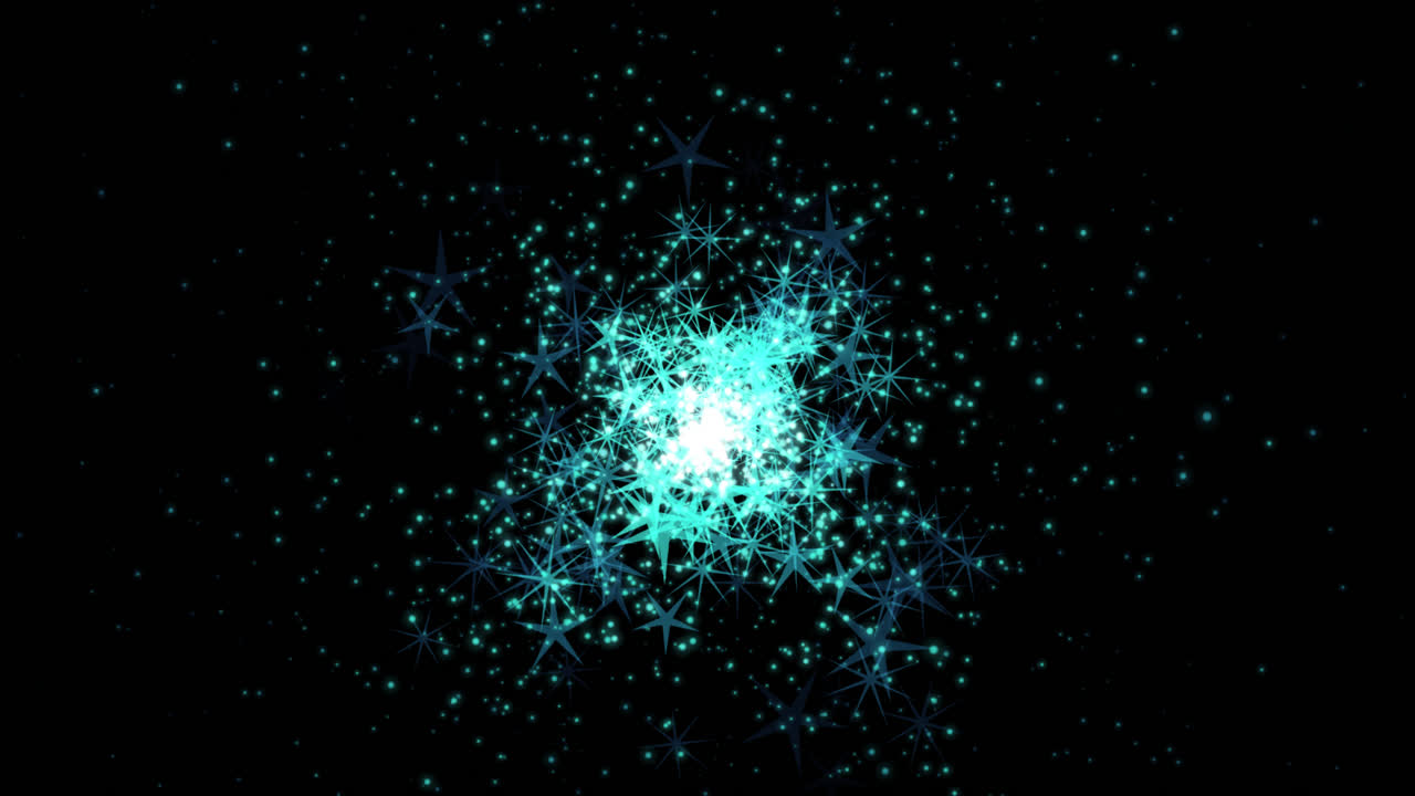 추상적인 반이는 별 폭발