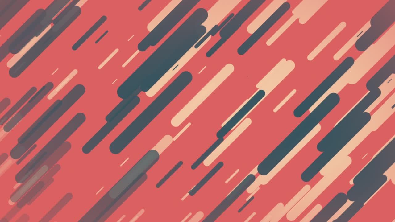 추상적인 다채로운 라인 원활한 루프 모션 애니메이션