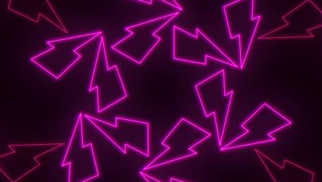 vibrant neon pink lightning bolt pattern