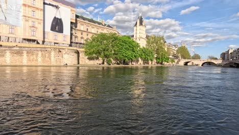 time-lapse of a riverfront with changing shadows