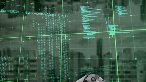 Animation-of-data-processing-over-cityscape