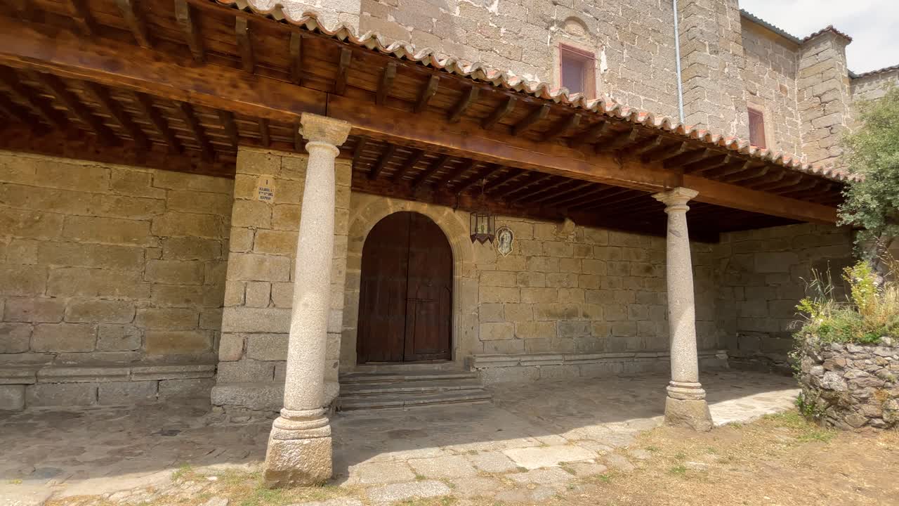 Ancient Stone Church in Galicia, Spain