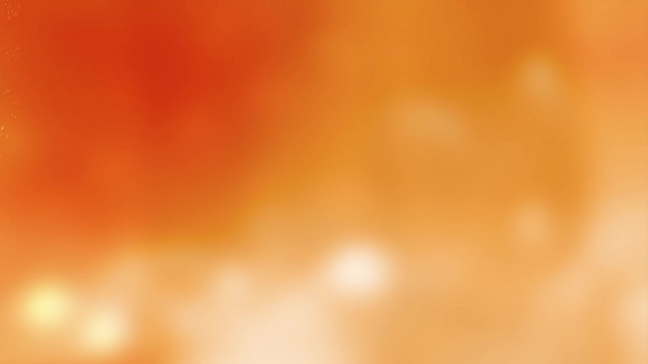 Abstract Orange and Red Light Leaks and Bokeh Overlay