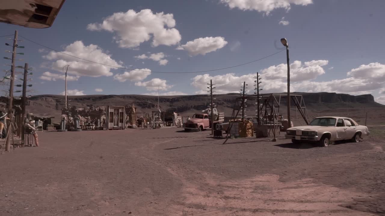 Abandoned Gaz station in Morocco