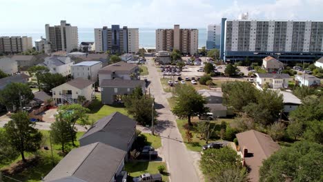 slow aerial push into resort development in north myrtle beach sc, south carolina