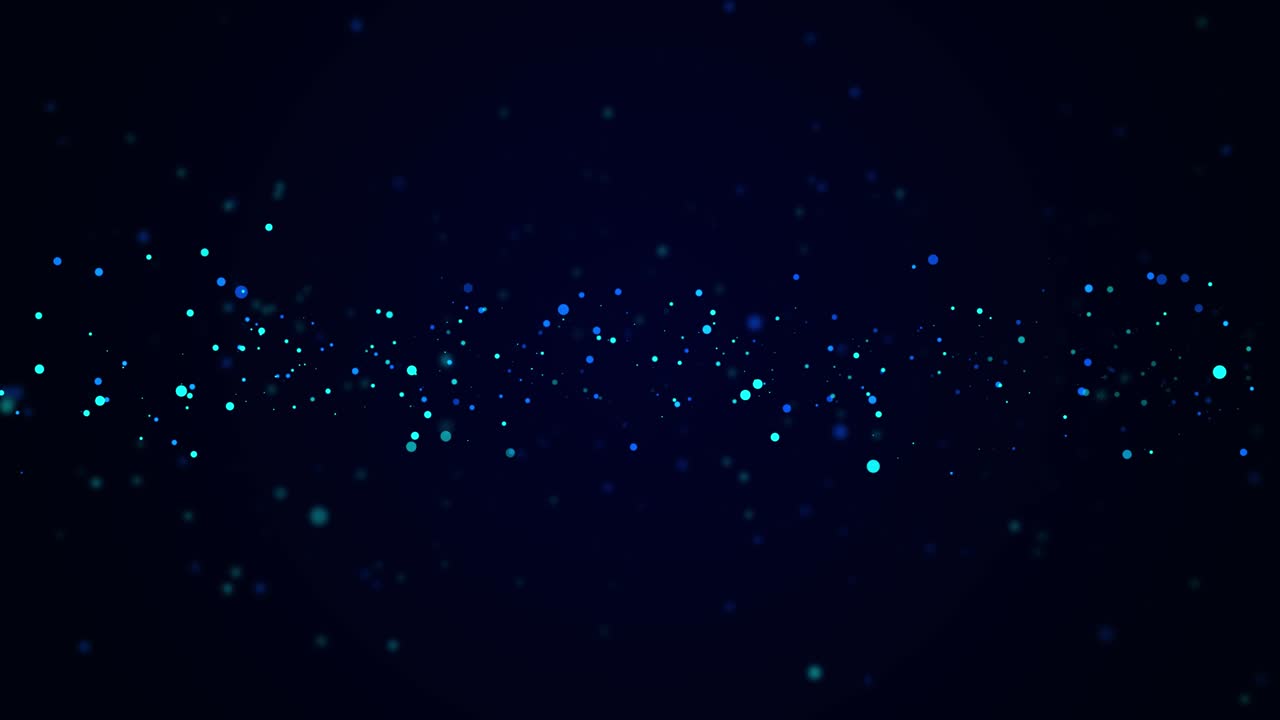 las partículas de polvo abstractas de fondo. las partículas de bokeh de fondo de bucle.