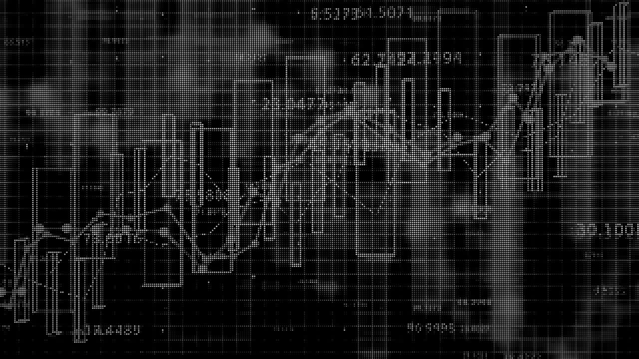 4K Financial Data Concept.