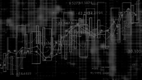 4k financial data concept.