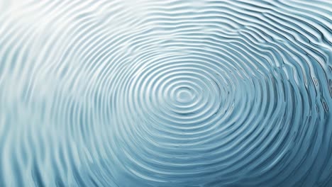 top-down view of rippling water, creating concentric circles. the serene video captures the calming
