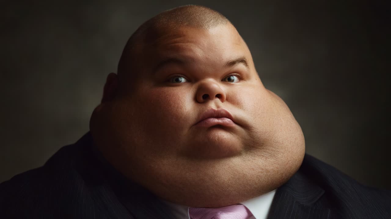 A Thoughtful Portrait of a Young Boy in a Suit, Capturing the Essence of Confidence and Individuality Through Unique Features and Expressions in a Studio Setting