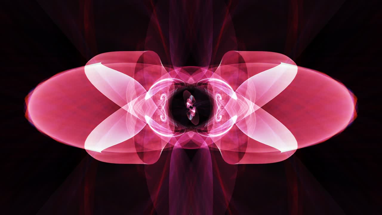 hipnótico caleidoscopio luces futuristas fondo vj bucles. abstracto psíquico 4k 3d bucle sin costuras rosa púrpura patrón de luz textura fondo simétrico para vj bucle, festivo, intro, ciencia ficción, cyberpunk.