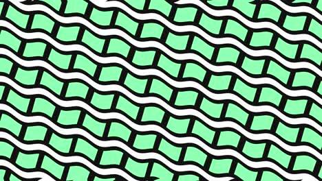 patrón de video gráfico 2d con efecto de onda, que gira hacia la izquierda