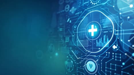 digital healthcare technology background