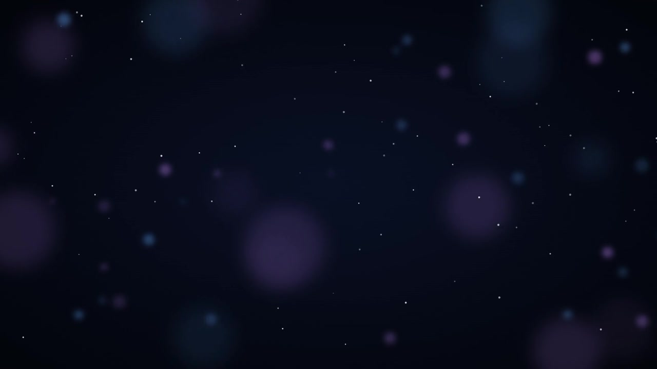 Abstract Background with Floating Particles and Soft Bokeh