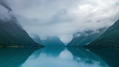 Timelapse-Beautiful-Nature-Norway-natural-landscape-lovatnet-lake-Lodal-valley.