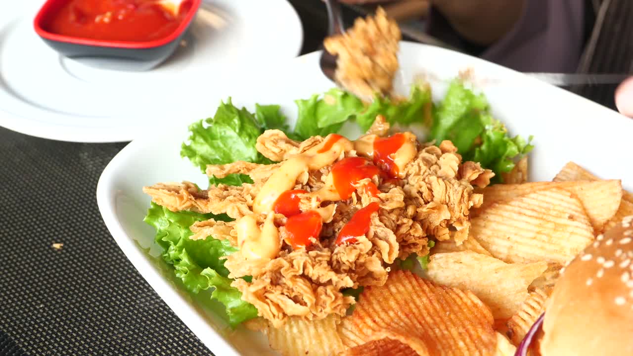 김과 함께  햄버거