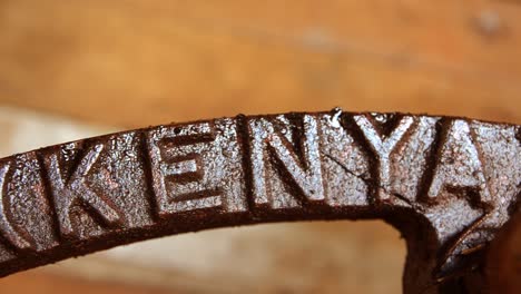 Rusty-industrial-sign-saying-KENYA