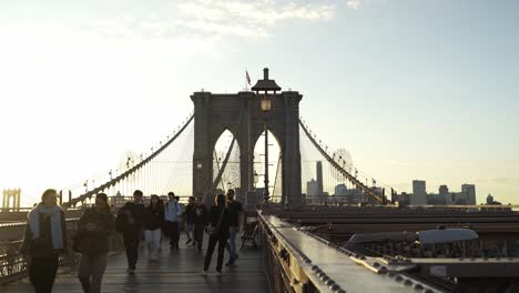 brooklyn bridge is one of the most iconinc places in new york