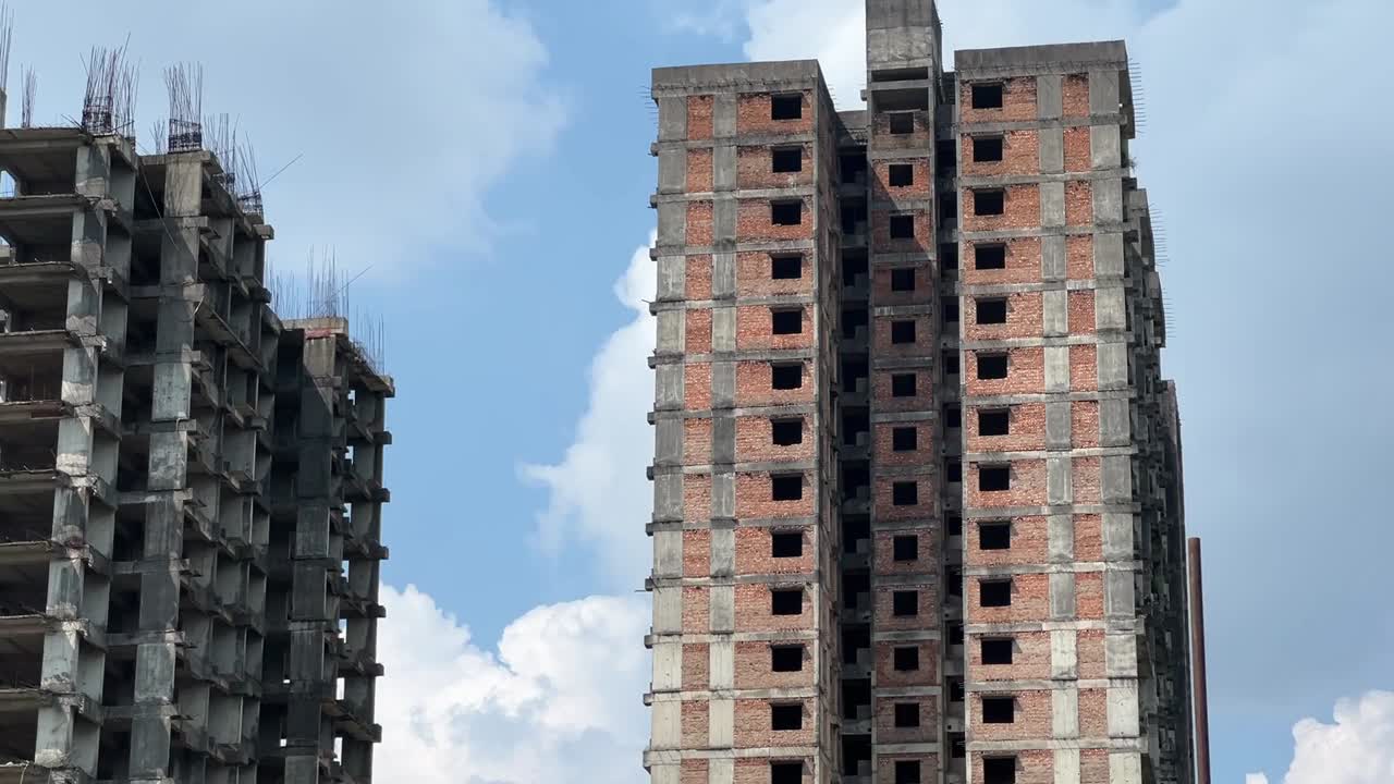 New under construction building in Kolkata