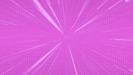 animación de senderos de luz brillante que se mueven sobre un fondo rosado